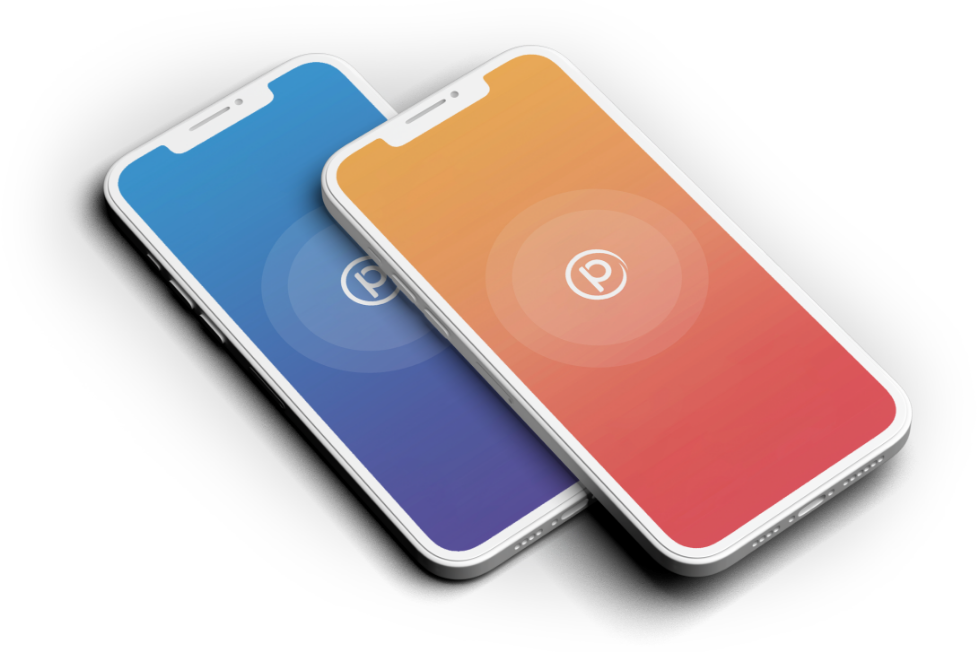 Banner phone illustration